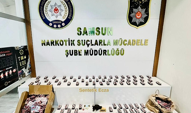 Samsun'da 2 kilo 'met' ele geçirildi!