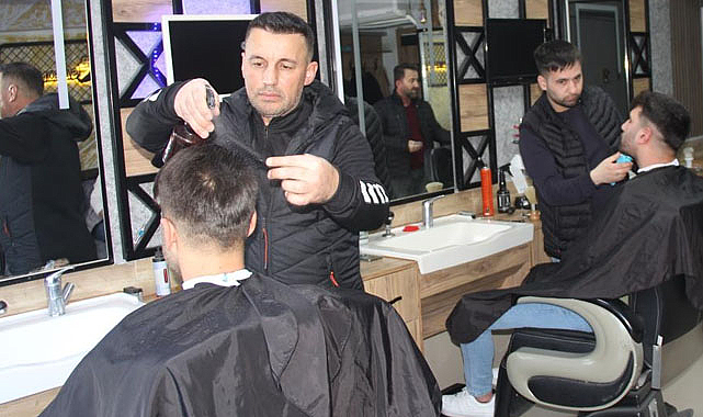Havza'da berber ücretlerine zam geldi