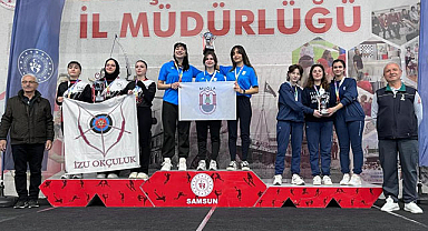 Samsun'da oklar hedefi buldu