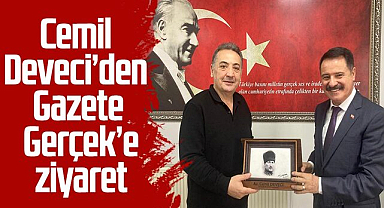 Cemil Deveci’den Gazete Gerçek’e ziyaret