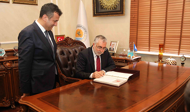 Bakan Işıkhan Başkan Doğan’ı ziyaret etti