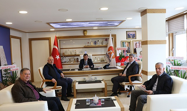 Havza Belediye Başkanı Murat İkiz'e eski başkandan ziyaret