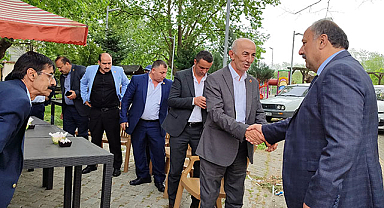 Salıpazarı Belediye Başkanı, muhtarlar ile buluştu