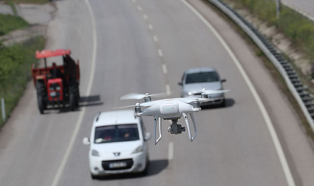 Havza'da dron destekli denetim yapıldı