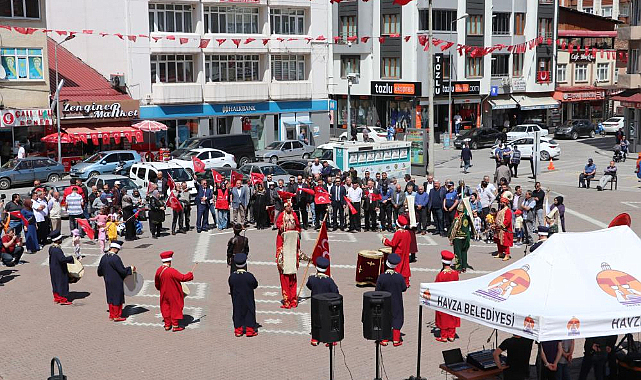 Havza’da mehterli festival yürüyüşü