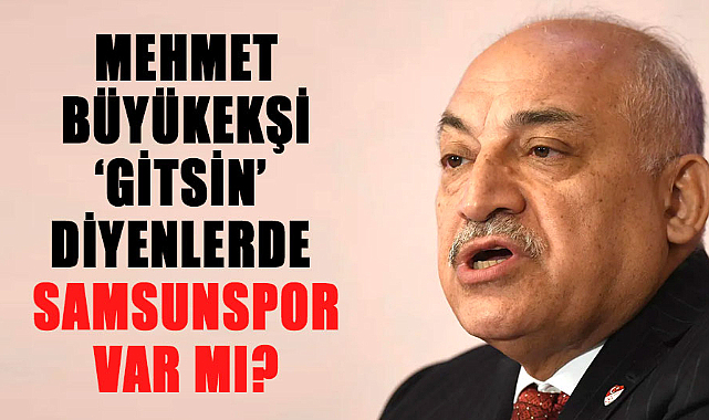 Mehmet Büyükekşi ‘gitsin’ diyenlerde Samsunspor var mı?