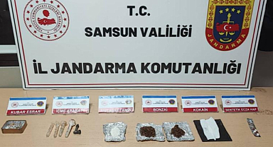 Samsun'da jandarmadan uyuşturucu operasyonu
