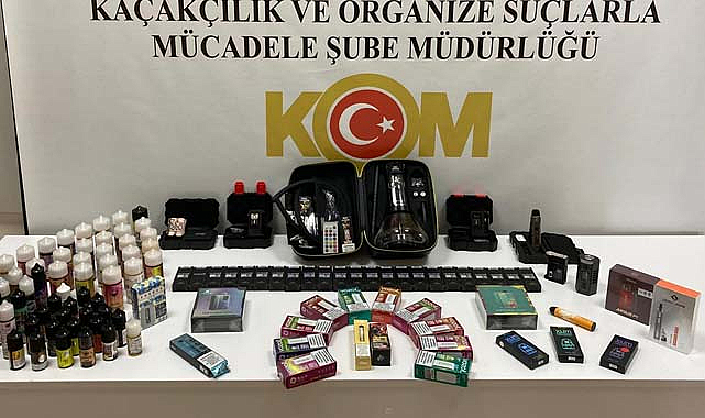 Samsun’da mültecinin evine kaçak elektronik sigara baskını