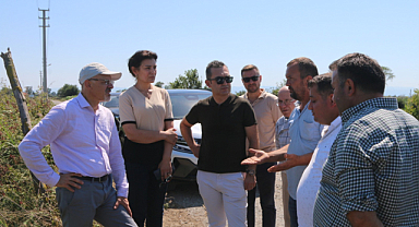 CHP'den sel mağduru Bafralı üreticiye destek