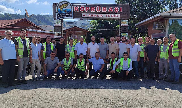 Salıpazarı’nda operatör ve şoförlere sel teşekkürü