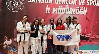 Taekwondo'da Canik rüzgarı 