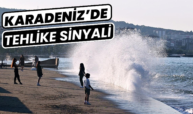 Samsun'da deniz tehlike sinyalini veriyor!