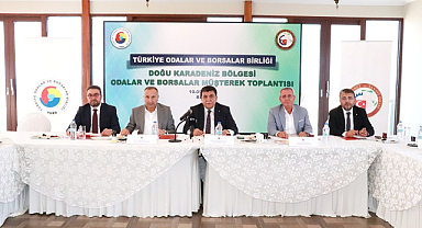 Başkanlar Rize’de toplandı :Güç birliği içinde bölgesel olarak kalkınmalıyız