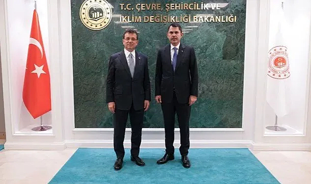 Murat Kurum ile Ekrem İmamoğlu görüştü