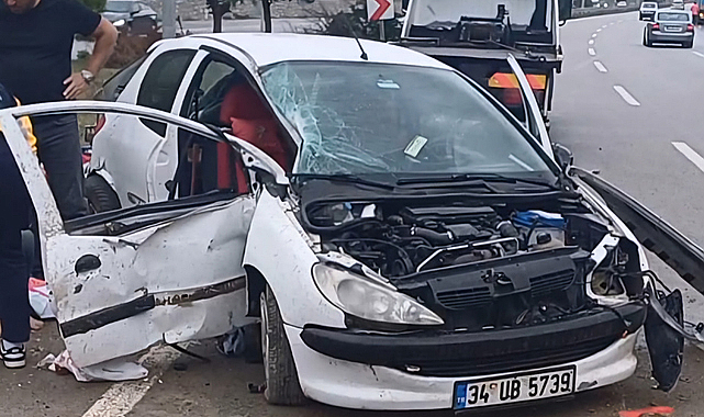 Samsun'da 4 araç birbirine girdi