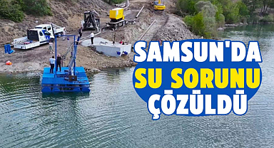 Samsun'da su sorunu çözüldü
