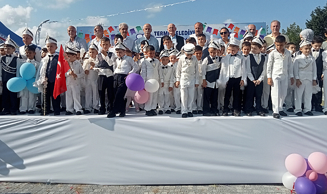 Terme'de sünnet şöleni 