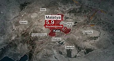 AFAD duyurdu: Malatya’da 5,9 büyüklüğünde şiddetli deprem