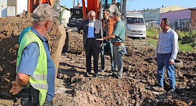 Samsun Bafra Kızılırmak Sanayi Sitesi’nde yağmur suyu hattı çalışmaları başladı