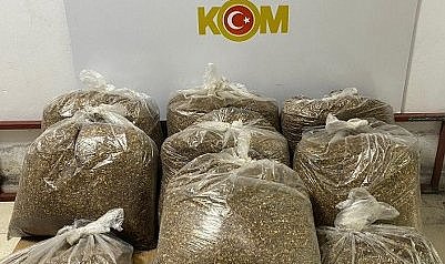 Samsun'da 150 kilo kaçak tütün ele geçirildi
