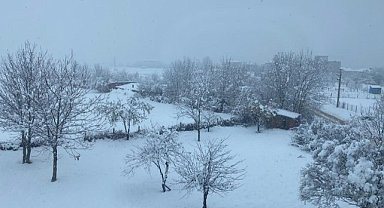 Kavak'ta kar kalınlığı 10 santimetreye ulaştı