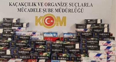 Samsun'da kaçak sigara operasyonu
