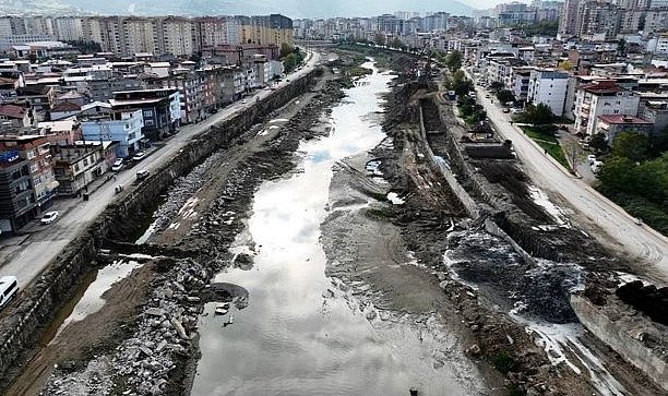 Samsun'da akarsu kirliliğiyle mücadele