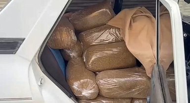 Samsun'da polis 250 kilo kaçak tütün ele geçirdi