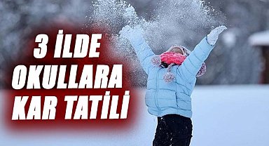 3 ilde okullara kar tatili