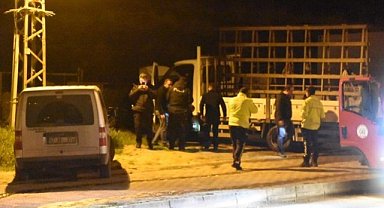 Araç yangını paniğe neden oldu