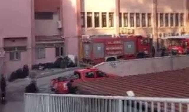Devlet hastanesinde yangın çıktı! Korku dolu anlar yaşandı