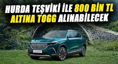 Hurda teşviki ile Togg fiyatı 800 bin TL altına düşüyor!