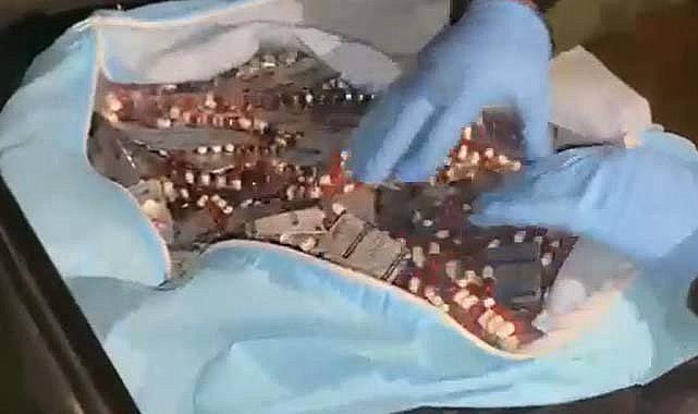 Samsun'da binlerce sentetik hap ele geçirildi