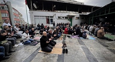 Samsun'da Ramazan Bayramı namazı kılındı