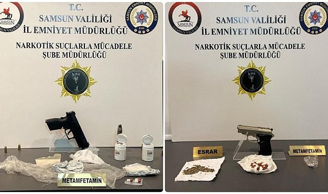 Samsun'da sokak satıcılarına baskın yapıldı