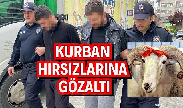 Atakum'da kurban hırsızlarına gözaltı