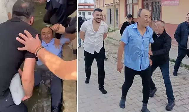 Bayram namazına katılmayanları bu köyde su oluğuna atıyorlar!