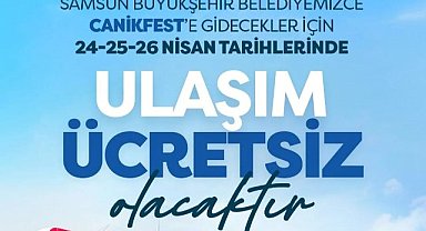 CANİKFEST için toplu taşıma ücretsiz olacak