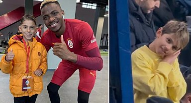 Fenerbahçe tribününden Galatasaray tezahüratı yapan miniğe şaşırtan hareket!