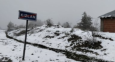 Samsun’a kar yağdı!