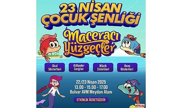 Samsun’da 23 Nisan coşkusu Bulvar AVM’de!