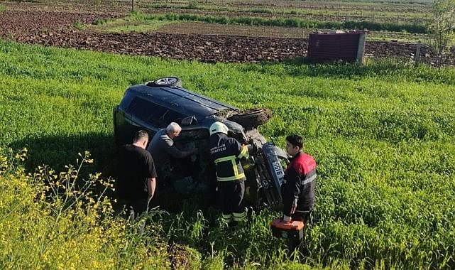 Samsun'da otomobil takla attı! Yaralılar var