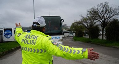 Samsun polisinden bayram dönüşü sıkı denetim!