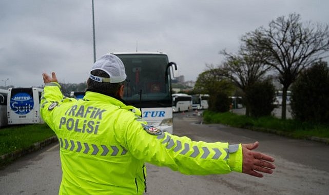 Samsun polisinden bayram dönüşü sıkı denetim!