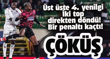 Samsunspor Alanya'ya 1-0 yenildi! Samsunspor'da üst üste 4. yenilgi!