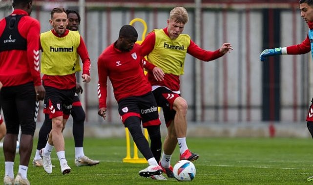 Samsunspor Alanyaspor maçının hazırlıklarını sürdürdü