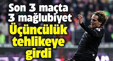 Samsunspor ligde 3'üncülüğünü tehlikeye soktu