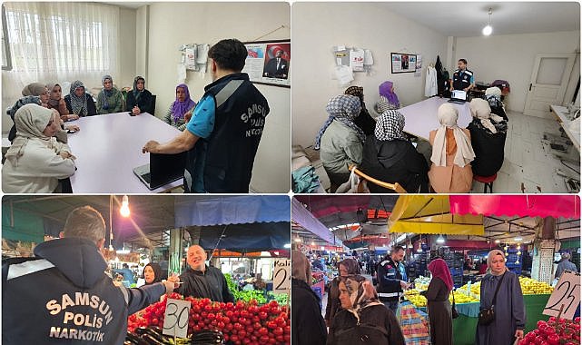 Bafra’da uyuşturucuyla mücadele eğitimi: Bin 160 kişiye ulaşıldı