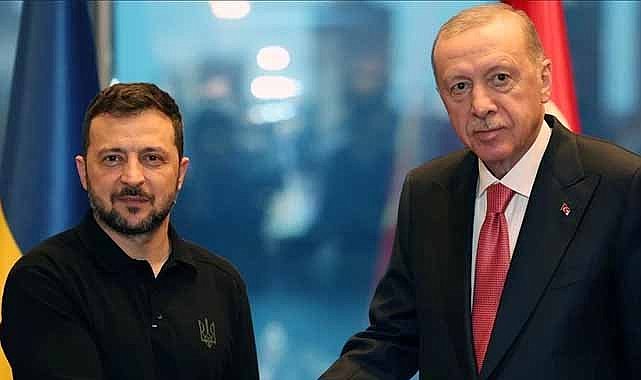 Cumhurbaşkanı Erdoğan,  Zelenskiy ile görüştü