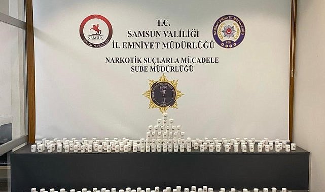 Samsun'da binlerce uyuşturucu hap ele geçirildi